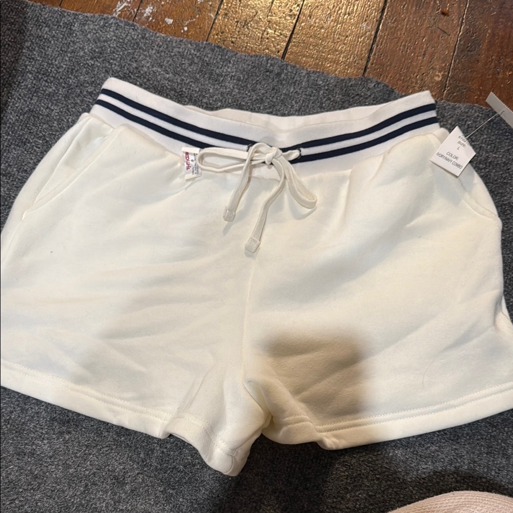 Pink Rose White Athletic Shorts Lightweight Design